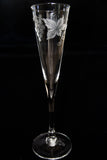 Champagne FluteGrape Vine Engraving