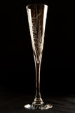 Champagne Flute Braches Engraving
